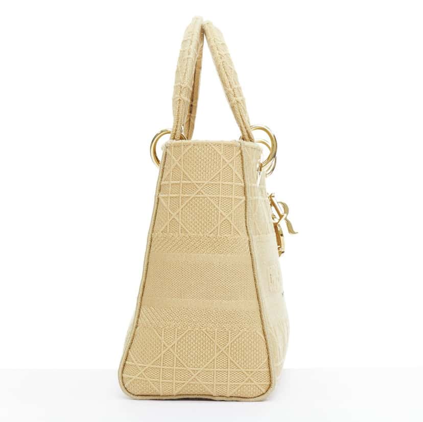 Dior Lady D-Lite Beige Polyester Very good condition - Model View