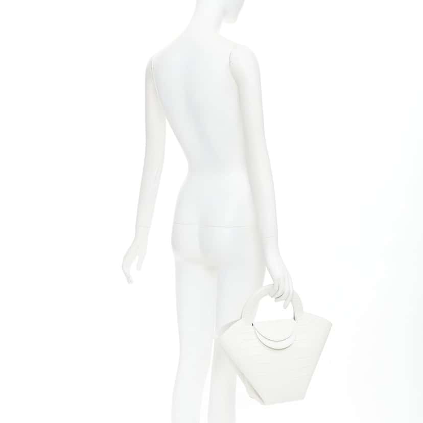 Bottega Veneta Product White Leather Very good condition - Back View