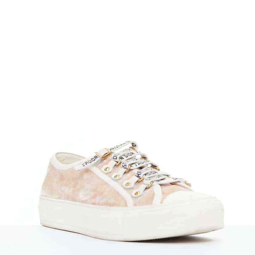 Dior WalknDior Pink Velvet Good condition - Front View