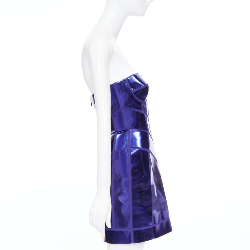Versace Product Blue Silk Fair condition - Model View
