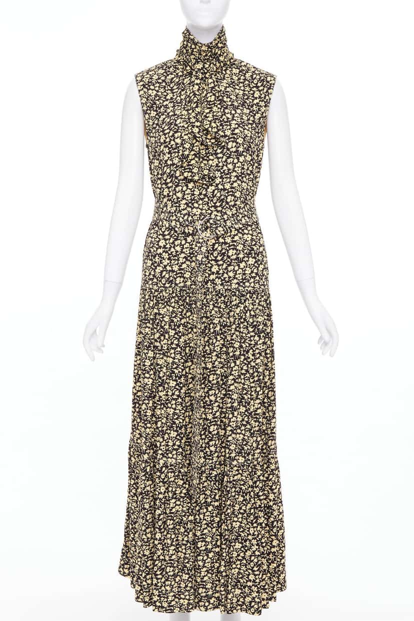 Celine Product Yellow Viscose Very good condition - Front View