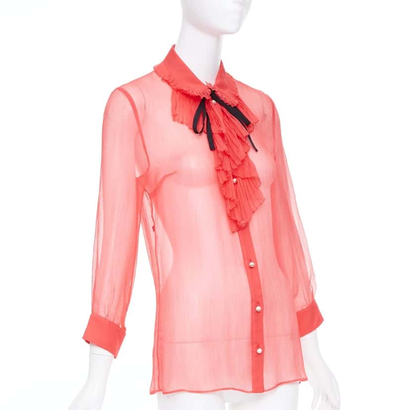 Gucci Product Red Silk Very good condition - Inside View