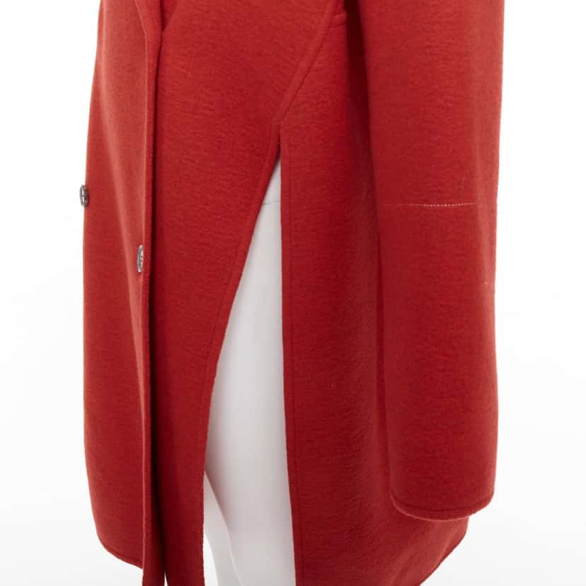 Celine Oversized Cashmere Coat Red Cashmere Very good condition - Back View