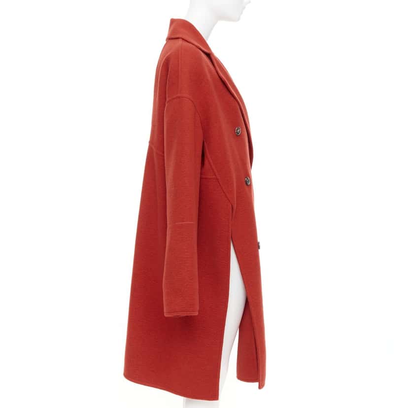 Celine Oversized Cashmere Coat Red Cashmere Very good condition - Box View