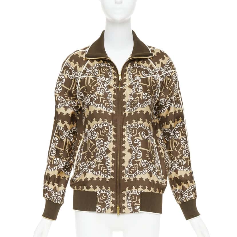 VALENTINO GARAVANI Product Brown Silk Good condition - Front View