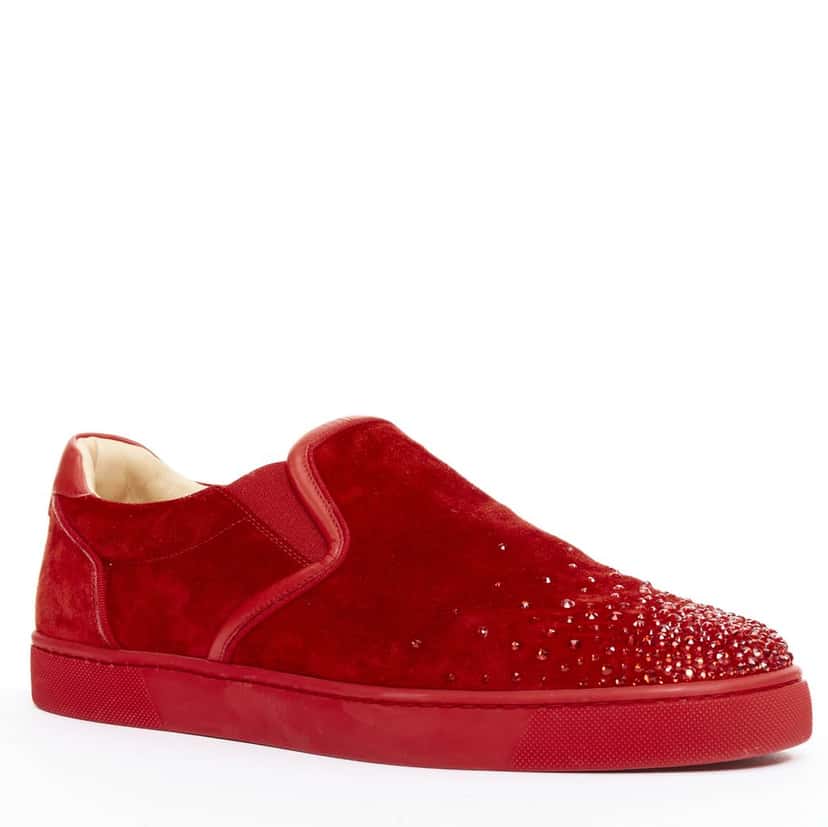 Christian Louboutin Sailor Boat Red Suede Fair condition - Inside View
