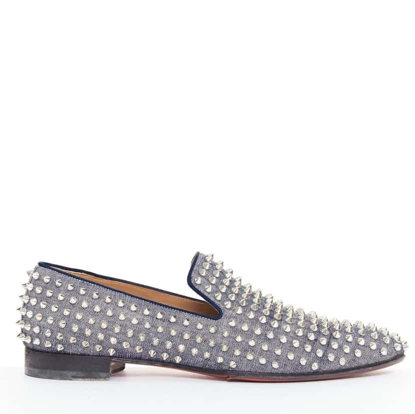 Christian Louboutin Dandelion Spikes Blue Denim Good condition - Front View