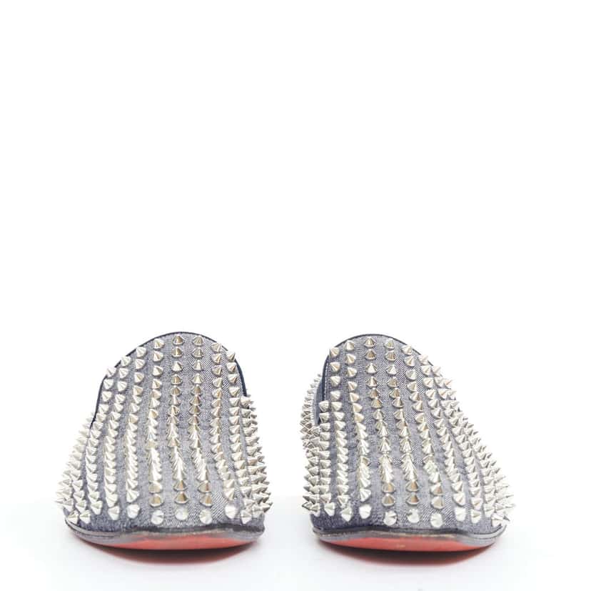 Christian Louboutin Dandelion Spikes Blue Denim Good condition - Model View