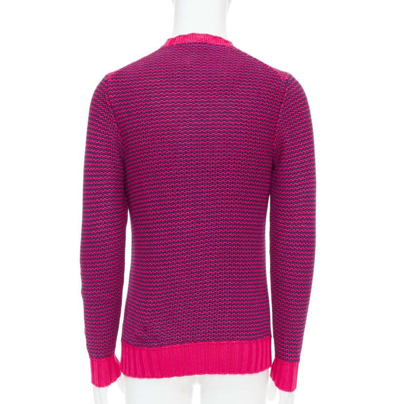 Drumohr Scallop Collar Sweater Pink Cotton Never worn, with tag - Box View