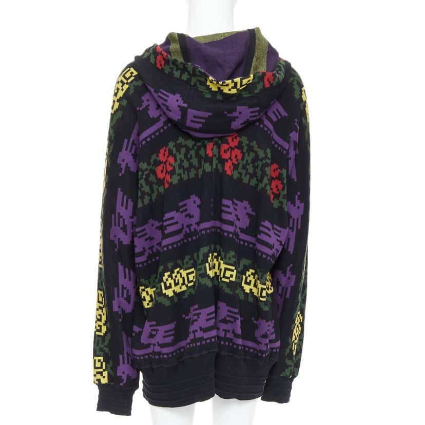 Bernhard Willhelm Pixel Print Sweater MultiColor Wool Good condition - Box View