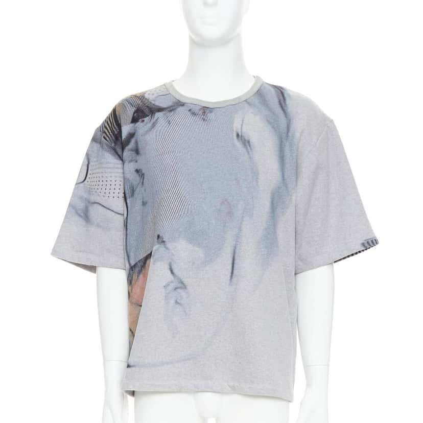 BLESS Graphic Print Pullover Grey Cotton Good condition - Front View