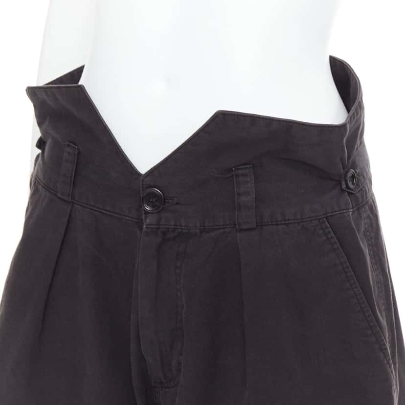 Raf Simons Baroque Print Shorts Black Cotton Fair condition - Back View