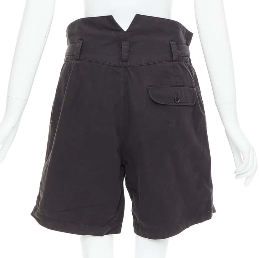 Raf Simons Baroque Print Shorts Black Cotton Fair condition - Box View