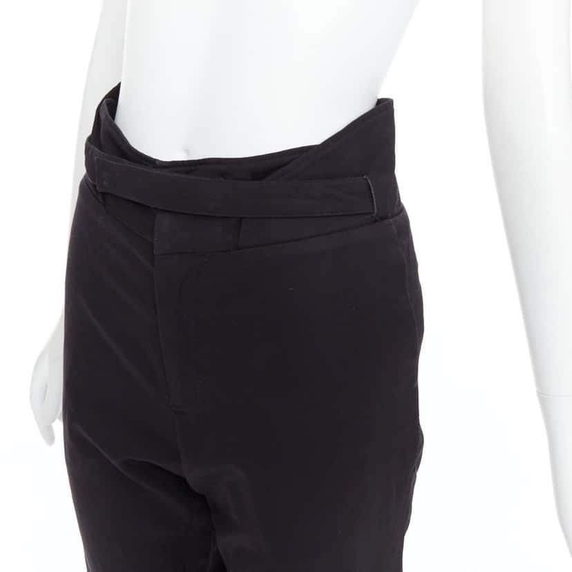 Raf Simons Paperbag Wool Pants Black Wool Fair condition - Back View