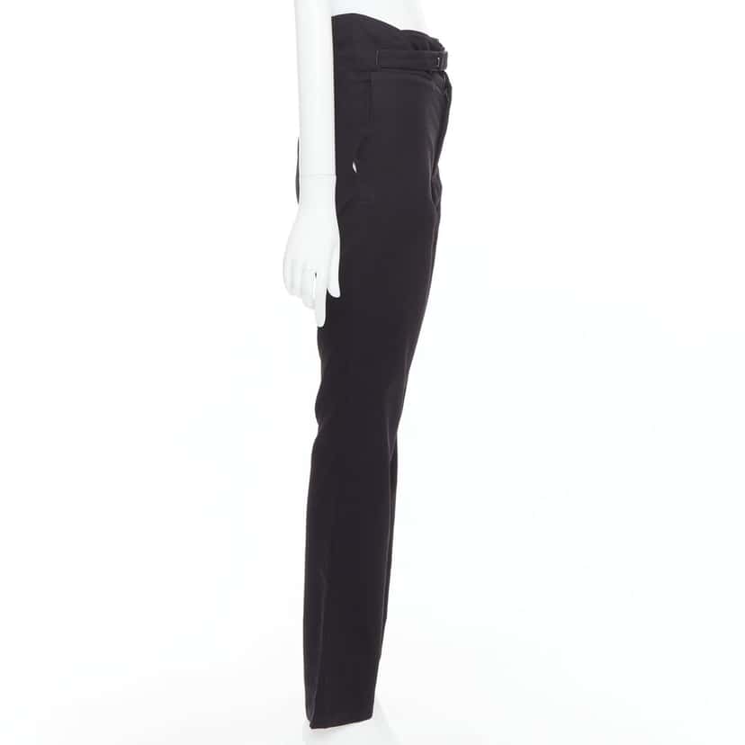 Raf Simons Paperbag Wool Pants Black Wool Fair condition - Model View