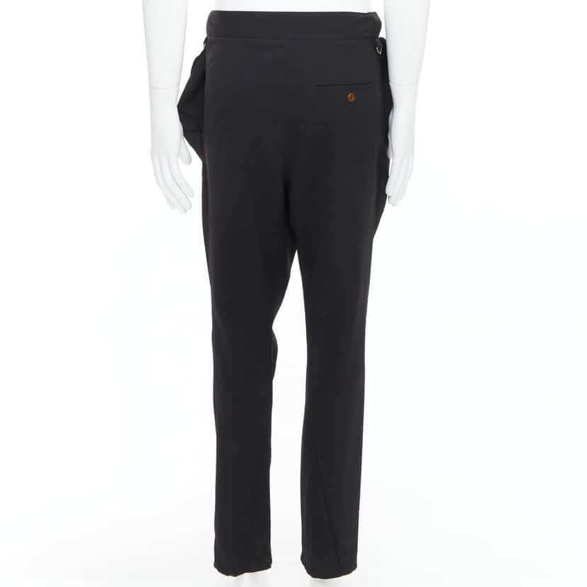 Vivienne Westwood Drop Crotch Pants Black Polyester Very good condition - Box View