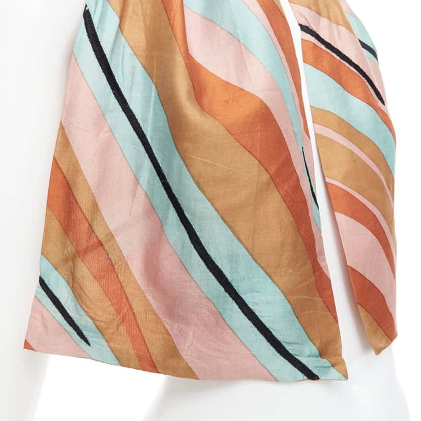 Dries Van Noten Printed Silk Scarf MultiColor Silk Good condition - Back View
