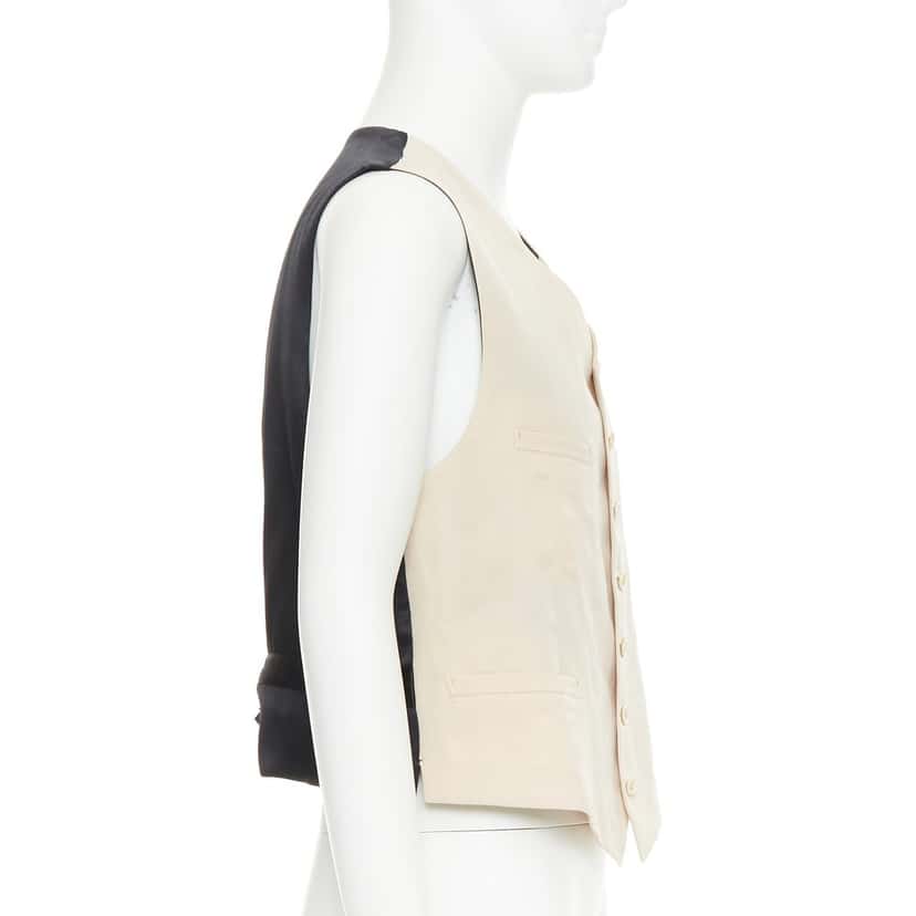 Yohji Yamamoto Product Beige Wool Fair condition - Model View