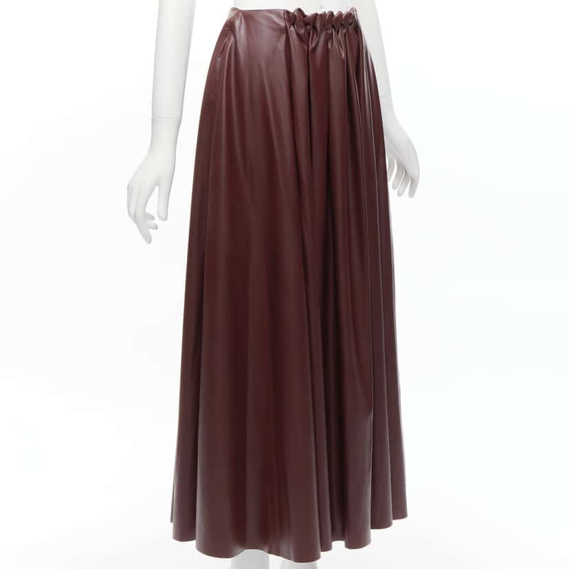 Roksanda Ruched A-line Skirt Burgundy Very good condition - Inside View