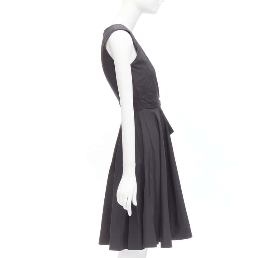 Prabal Gurung Striped Knot Tunic Black Cotton Never worn - Model View