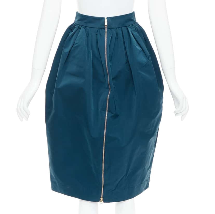 Rochas Bubble Cocktail Skirt Green Polyester Never worn, with tag - Box View