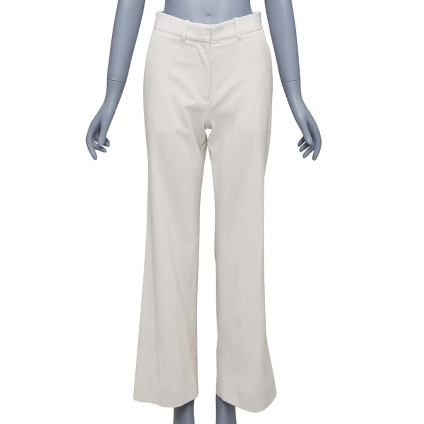 Joseph Classic Wide Pants Beige Wool Never worn - Front View