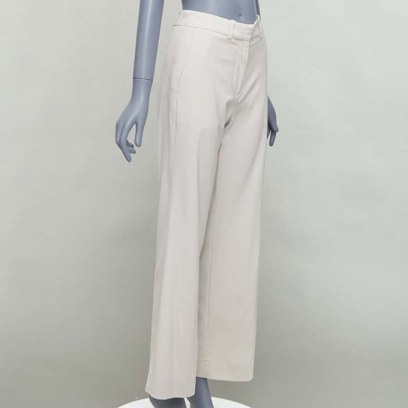 Joseph Classic Wide Pants Beige Wool Never worn - Inside View