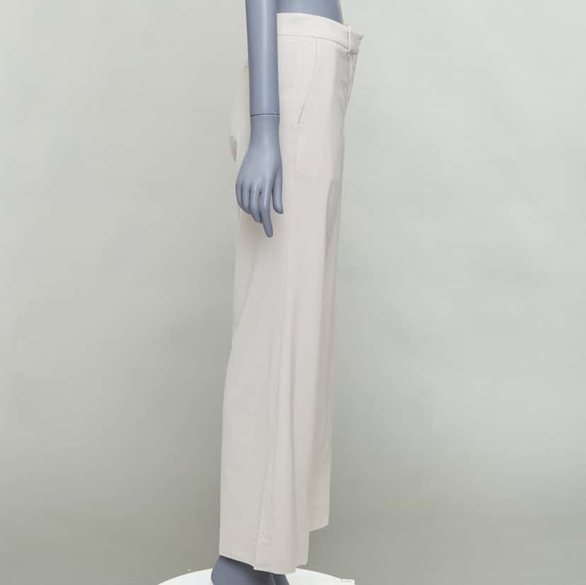 Joseph Classic Wide Pants Beige Wool Never worn - Model View