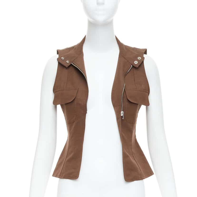 Paloma Wool Brown Sleeveless Top Brown Linen Never worn - Inside View