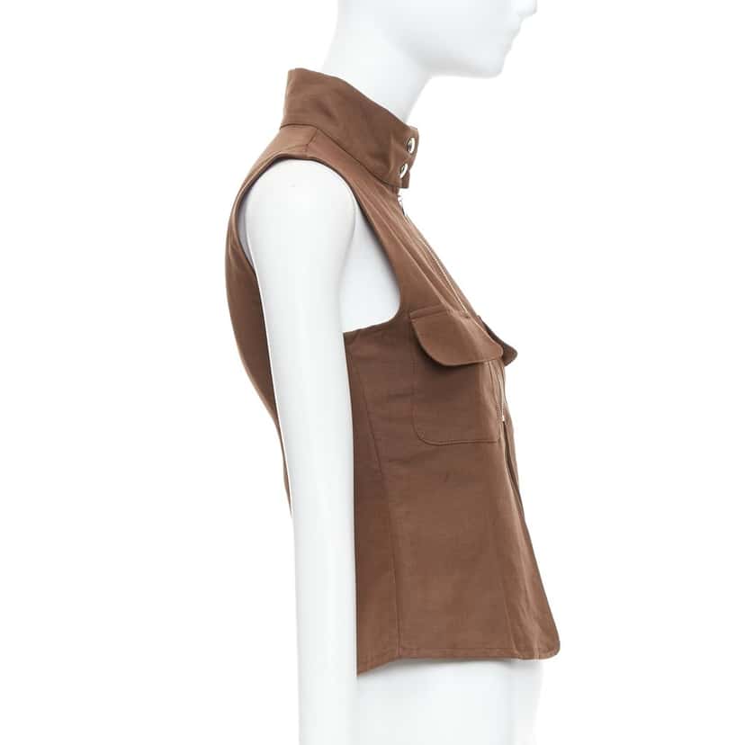 Paloma Wool Brown Sleeveless Top Brown Linen Never worn - Box View