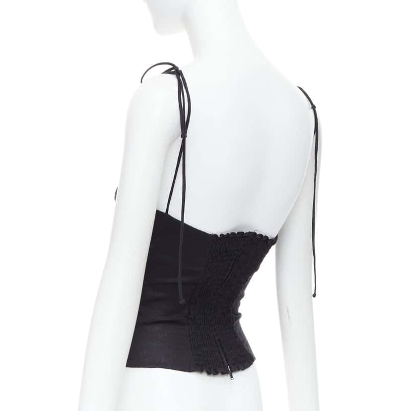 Reformation Set of Linen Tops Black Linen Very good condition - Box View