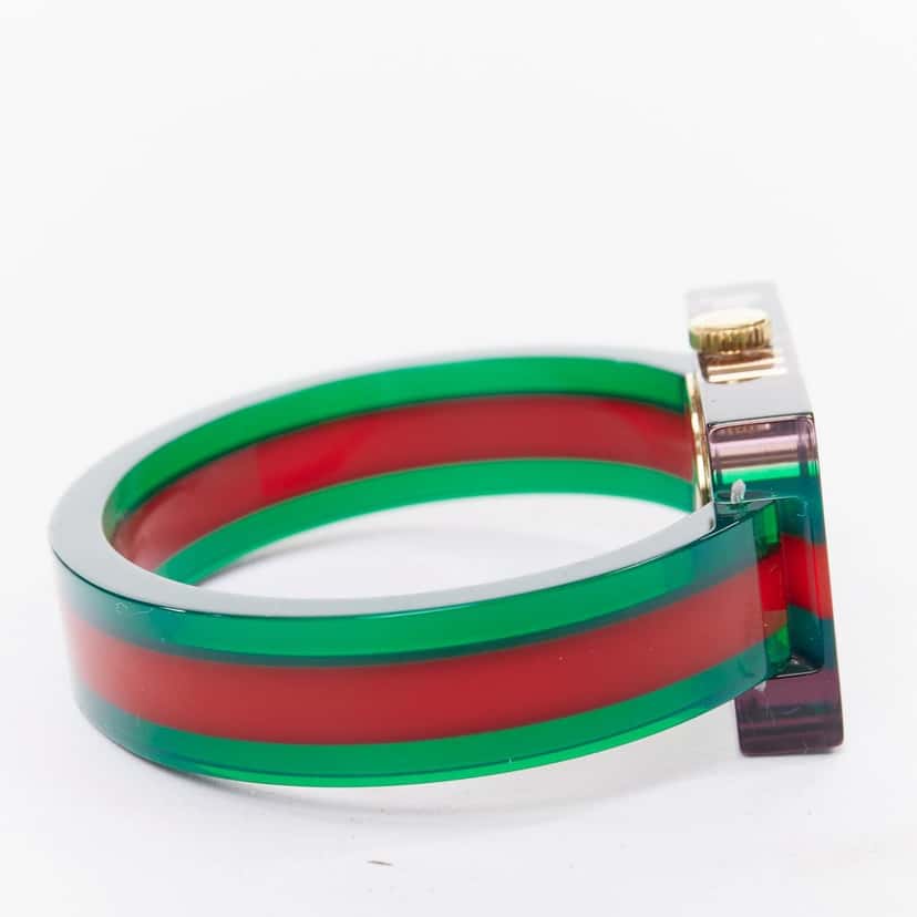 Gucci Resort 2018 Red Plastic Never worn, with tag - Model View