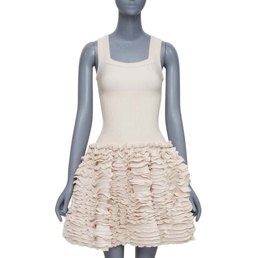 Alaia Product Beige Wool Very good condition - Front View