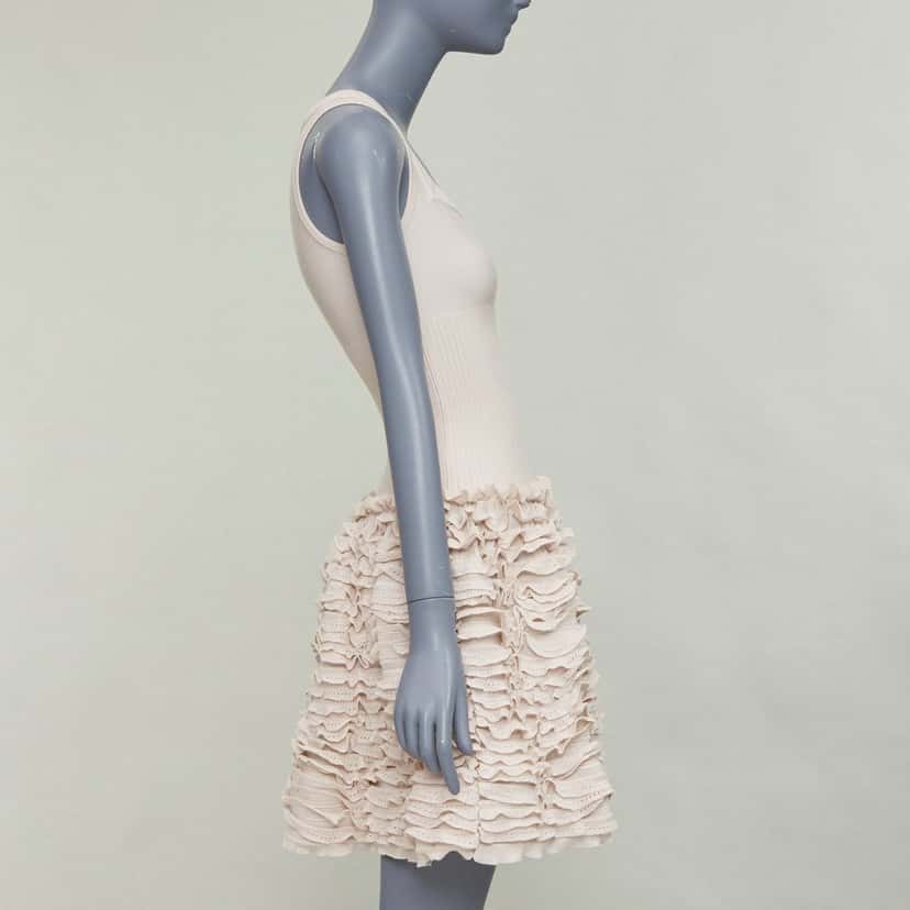 Alaia Product Beige Wool Very good condition - Model View