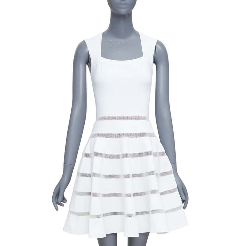 Alaia Product Ecru Viscose Very good condition - Front View