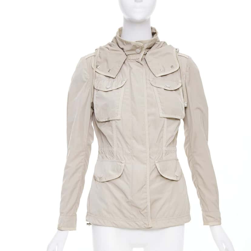 Moncler Roxane Giubotto Beige Very good condition - Front View