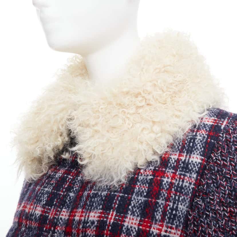 Moncler Soleil Blue Tweed Very good condition - Back View