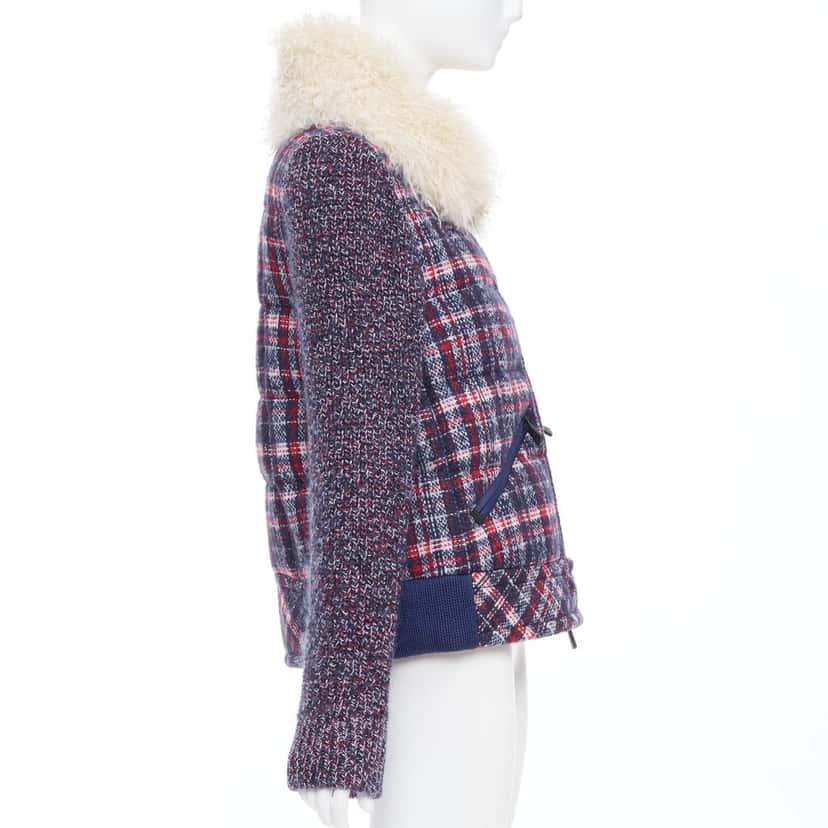 Moncler Soleil Blue Tweed Very good condition - Box View