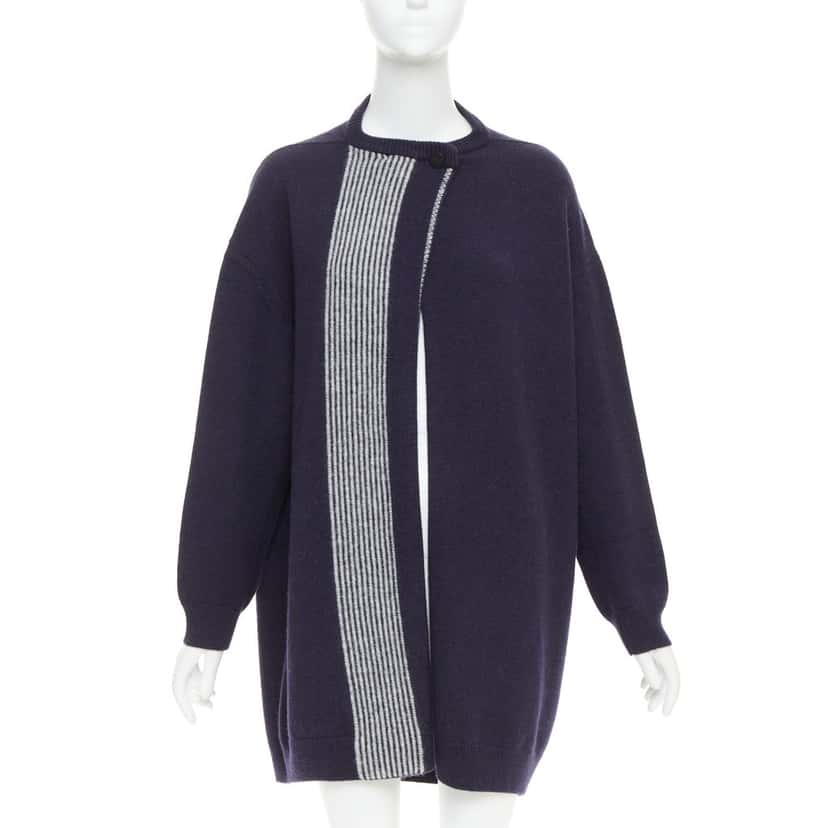 Hermes Product Navy Wool Very good condition - Front View