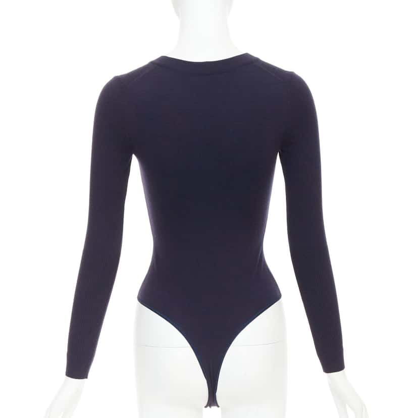 Alaia Product Navy Wool Very good condition - Model View