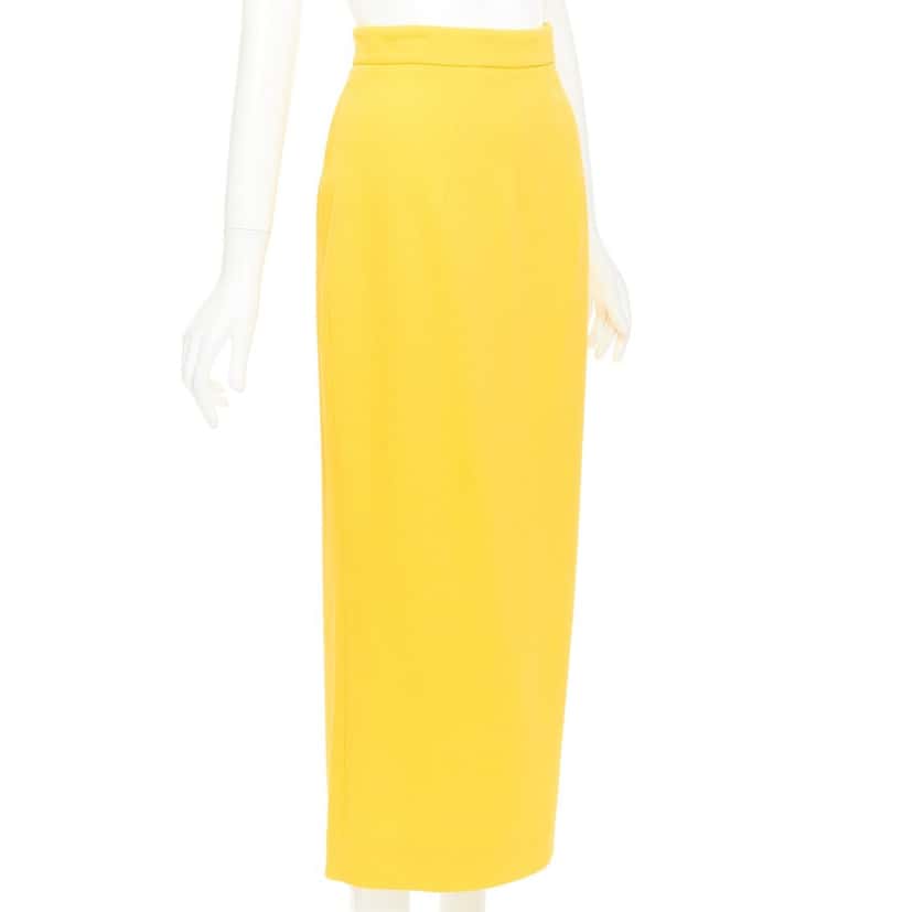 Emilia Wickstead Product Yellow Polyester Never worn, with tag - Inside View