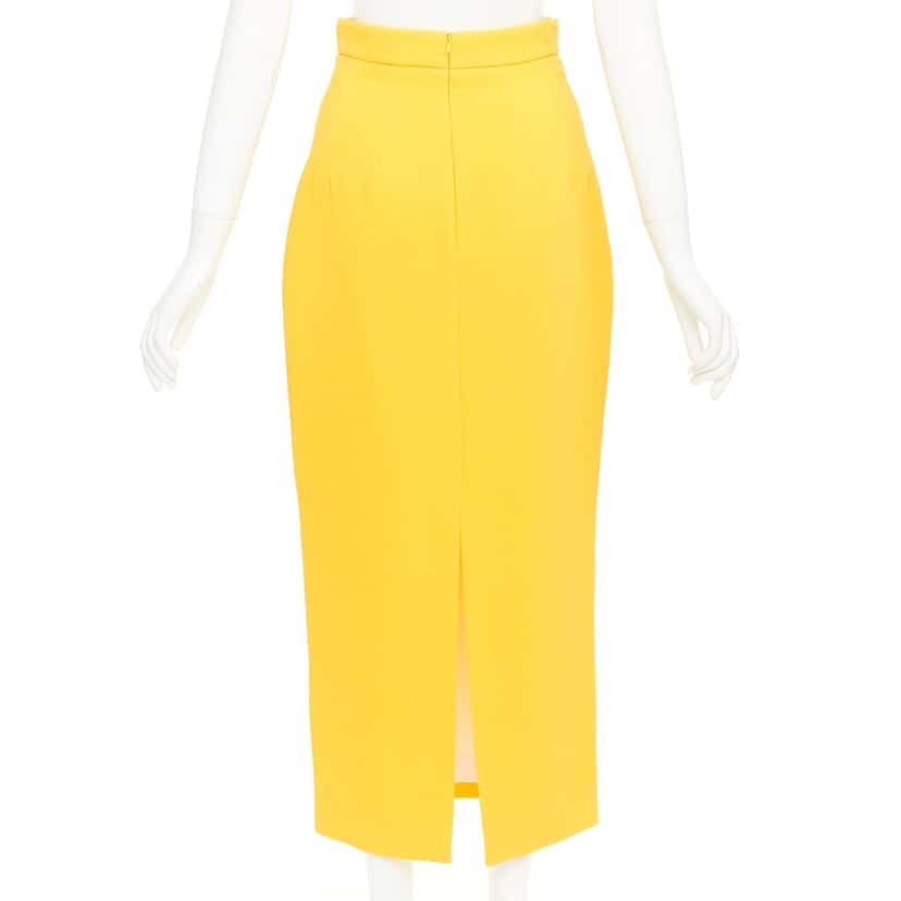 Emilia Wickstead Product Yellow Polyester Never worn, with tag - Box View