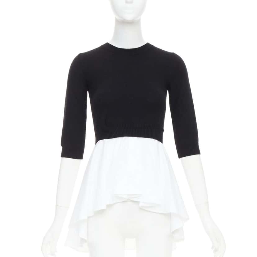 Alexander McQueen Product Black Wool Very good condition - Front View