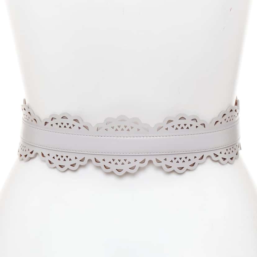 Alaia Product Grey Leather Very good condition - Model View