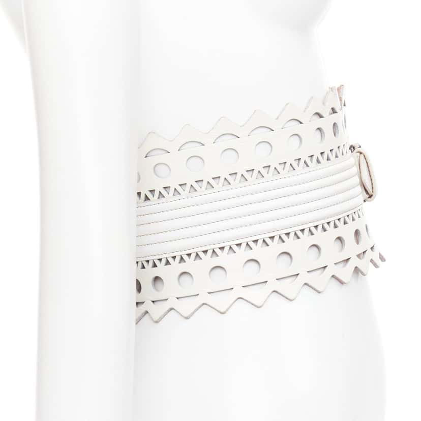 Alaia Product White Leather Good condition - Model View