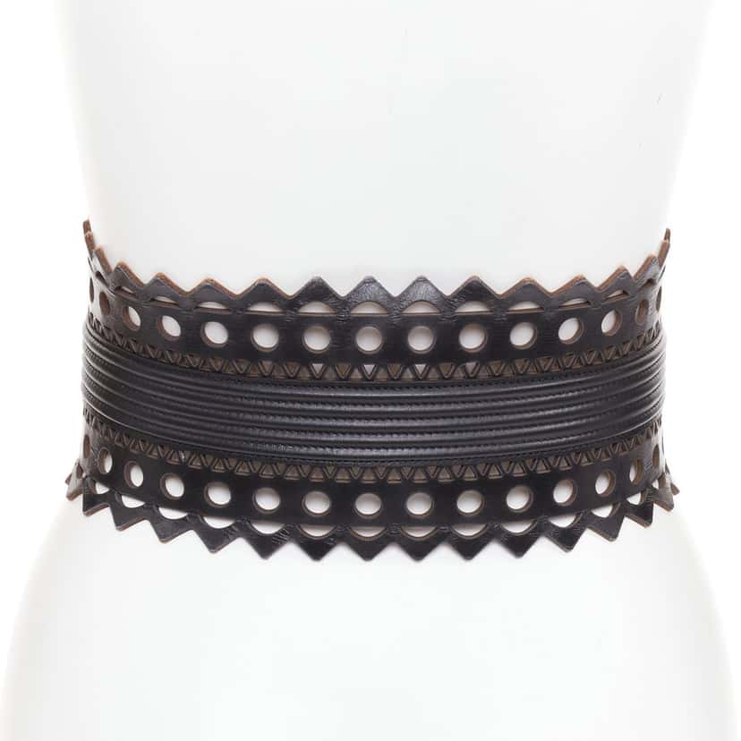 Alaia Product Black Leather Very good condition - Box View