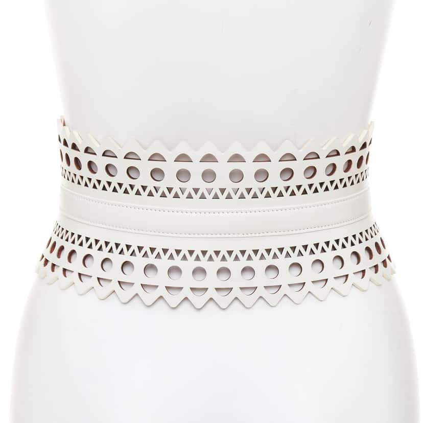 Alaia Product White Leather Very good condition - Model View