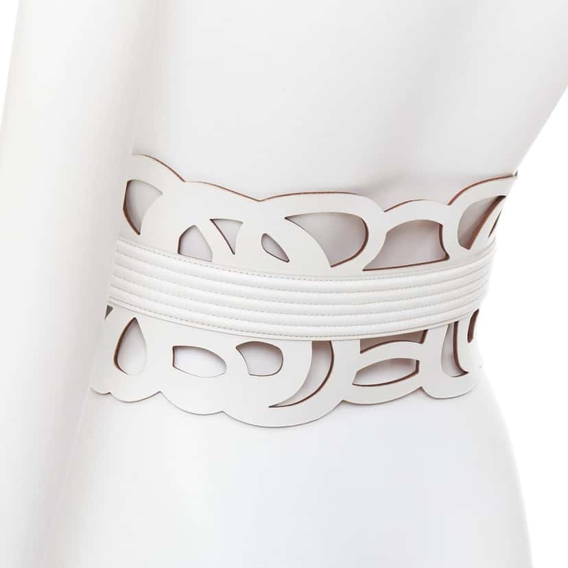 Alaia Product White Leather Very good condition - Box View