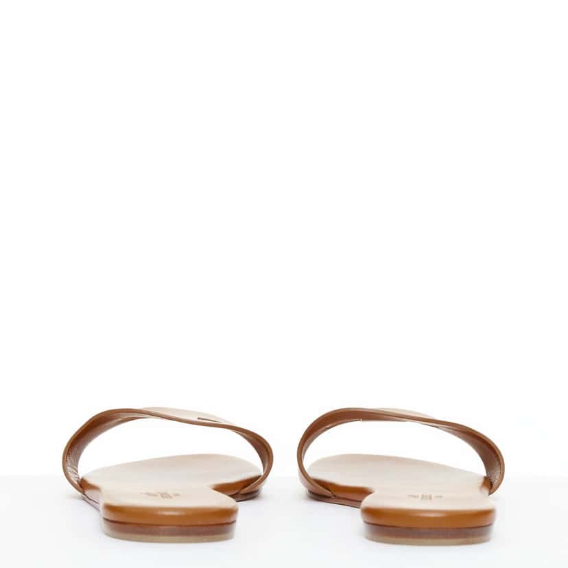 Hermes Lisboa Brown Leather Very good condition - Box View