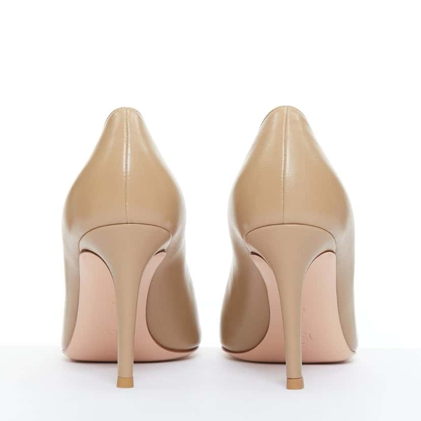 Gianvito Rossi Product Khaki Leather Very good condition - Box View